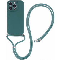 Ochronne etui ze smyczą do iPhone'a 16 Pro - nafta