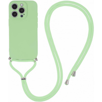 Ochronne etui ze smyczą do iPhone'a 16 Pro Max - zielone