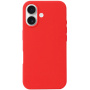 Silikonowe etui do iPhone'a 16 - czerwone