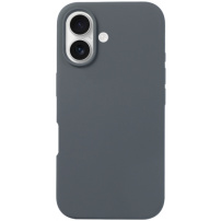 Silikonowe etui do iPhone'a 16 Plus - szare