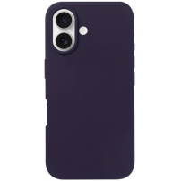 Silikonowe etui do iPhone'a 16 Plus - ciemny fiolet