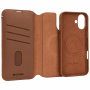 Decoded Odpinany portfel Odpinane etui z klapką 2w1 do iPhone'a 16 Plus - brązowe