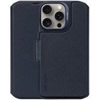 Decoded Odpinany portfel Odpinane etui z klapką 2w1 do iPhone'a 16 Pro - ciemnoniebieski