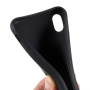 Matowe etui z regulowanym paskiem do iPhone'a XR - czarne