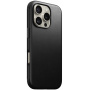 Nomad Nowoczesne skórzane etui z MagSafe na iPhone'a 16 Pro - czarne