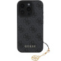 Guess Etui 4G Charms do iPhone'a 16 Pro - szare