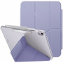 UNIQ Camden Click etui z podstawką origami i miejscem na Apple Pencil do iPad Air 11" (2024-2026) - fioletowe