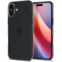 Spigen Przezroczyste etui Crystal Flex do iPhone'a 16 - szare