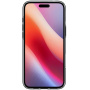 Spigen Przezroczyste etui Crystal Flex do iPhone'a 16 - szare