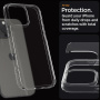 Spigen Przezroczyste etui Crystal Hybrid do iPhone'a 16 Pro - przezroczyste