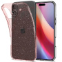 Spigen Brokatowe etui Liquid Crystal Glitter do iPhone'a 16 - różowe