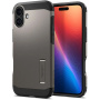 Spigen Tough Armor Case ze stojakiem i MagSafe dla iPhone'a 16 - Ciemnoszary