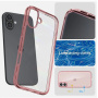 Spigen Przezroczyste etui Ultra Hybrid do iPhone'a 16 - różowe
