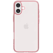 Spigen Przezroczyste etui Ultra Hybrid do iPhone'a 16 - różowe