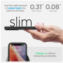 Spigen Ultra Hybrid matowe przezroczyste etui z kolorową ramką do iPhone 16 Plus - czarny