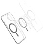 Spigen Przezroczyste etui Ultra Hybrid z MagSafe wzorem włókna węglowego do iPhone'a 16 - przezroczyste