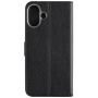 FIXED Etui z klapką Opus do iPhone'a 16 - czarne