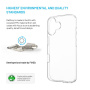 FIXED Etui ReStory Anti-UV z recyklingu do iPhone'a 16 Plus - przezroczyste