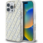 Karl Lagerfeld Powłoka IML z powtarzalnym logo IML do iPhone'a 16 Pro - złota
