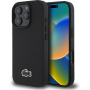 Lacoste Kultowa tkana nakładka z logo Petit Pique z MagSafe na iPhone'a 16 Pro - czarna