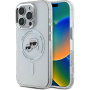 Karl Lagerfeld Metalowa osłona ramki IML K&CH Heads z MagSafe do iPhone'a 16 Pro - przezroczysta