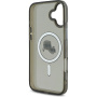 Karl Lagerfeld Metalowa osłona ramki IML K&CH Heads z MagSafe dla iPhone'a 16 - szara