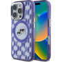 Karl Lagerfeld Pokrowiec na główkę IML Monogram K&CH z MagSafe do iPhone'a 16 Pro - fioletowy