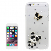 Luksusowe etui / opakowanie z kamyczkami w stylu diamentu dla Apple iPhone 6S / 6 - panda