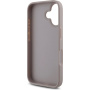 Guess Metalowe etui z logo 4G do iPhone'a 16 Plus - różowe