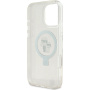 Karl Lagerfeld Podstawka Karl and Choupette Flip Cover oraz MagSafe do iPhone'a 16 Pro - Przezroczysta
