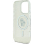 Karl Lagerfeld IML Glitter Karl i Choupette Glitter Cover z MagSafe dla iPhone'a 16 Pro - srebrna