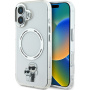 Karl Lagerfeld Etui IML Karl i Choupette z MagSafe dla iPhone'a 16 Plus - Przezroczyste