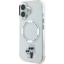 Karl Lagerfeld Etui IML Karl i Choupette z MagSafe dla iPhone'a 16 Plus - Przezroczyste
