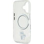 Karl Lagerfeld Etui IML Karl i Choupette z MagSafe dla iPhone'a 16 Plus - Przezroczyste