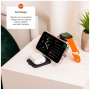 FIXED MagFlex Alu 3w1 bezprzewodowa ładowarka ze składaną podstawką do iPhone / Apple Watch / AirPods - 15W - czarny