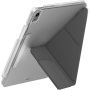 UNIQ Camden Click etui ze stojakiem origami i miejscem na Apple Pencil do iPad Air 13" (2024-2026) - szare