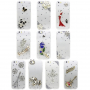 Luksusowe etui / opakowanie z kamyczkami w stylu diamentu dla Apple iPhone 6S / 6 - panda