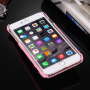 Pluszowe etui ochronne / opakowanie z czapką dla Apple iPhone 6S / 6 - różowe