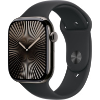 Oryginalne Apple pasek sportowy do Apple Zegarka Ultra 49mm / 46mm / 45mm / 44mm / 42mm - S/M - czarny