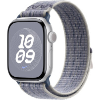 Oryginalne Apple Pasek sportowy Nike do Apple Zegarka 42mm / 41mm / 40mm / 38mm - szaro-niebieski