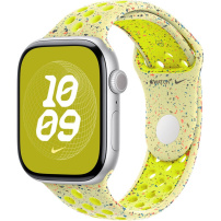 Oryginalne Apple Pasek sportowy Nike do Apple Zegarka Ultra 49mm / 46mm / 45mm / 44mm / 42mm - S/M - Neonowy żółty