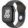 Oryginalne Apple Pasek sportowy Nike do Apple Zegarek 42mm / 41mm / 40mm / 38mm - S/M - Ciemnoszary