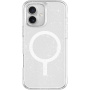 UNIQ Brokatowe etui LifePro Xtreme MagClick z MagSafe do iPhone'a 16 - srebrne