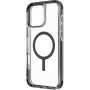UNIQ Etui Combat MagClick z kolorową ramką i MagSafe dla iPhone'a 16 - czarne