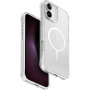 UNIQ Brokatowe etui LifePro Xtreme MagClick z MagSafe do iPhone'a 16 Plus - srebrne