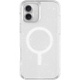 UNIQ Brokatowe etui LifePro Xtreme MagClick z MagSafe do iPhone'a 16 Plus - srebrne
