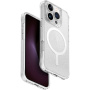 UNIQ Brokatowe etui LifePro Xtreme MagClick z MagSafe do iPhone'a 16 Pro - srebrne