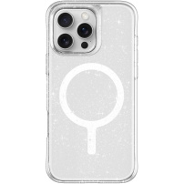 UNIQ Brokatowe etui LifePro Xtreme MagClick z MagSafe do iPhone'a 16 Pro - srebrne