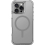 UNIQ Etui Combat MagClick z kolorową ramką i MagSafe dla iPhone'a 16 Pro - szare