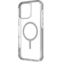 UNIQ Etui Combat MagClick z kolorową ramką i MagSafe dla iPhone'a 16 Pro - szare